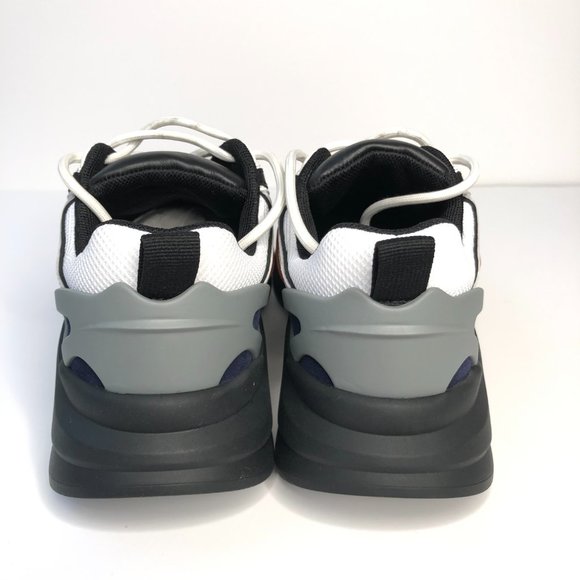 $320 Sandro Paris Marine White Leather Athletic Shoe Sneakers Size 43 AS IS - Picture 7 of 9